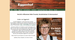 Desktop Screenshot of eggenhof.at